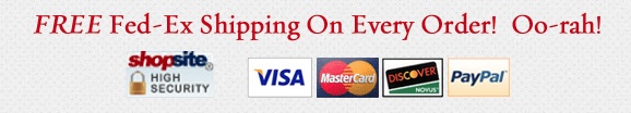 FREE Shipping & Credit Cards