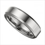 7w - Polished Beveled Band